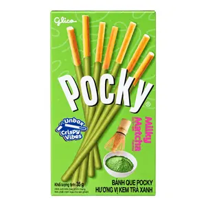 Bánh Que Phủ Trà Xanh Matcha, Pocky, Milky Matcha (35g) - GLICO